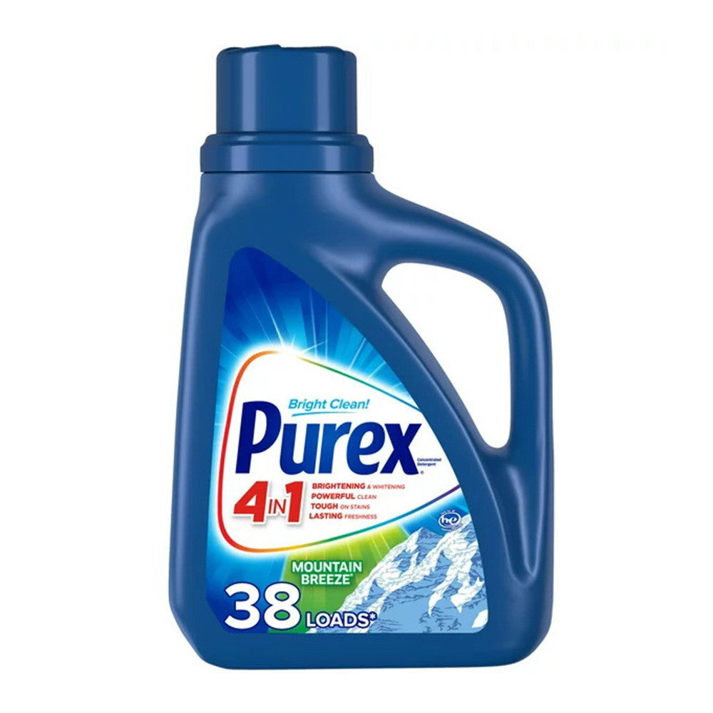 Purex Dirt Lift Action Laundry Detergent, Mountain Breeze, 50 Oz